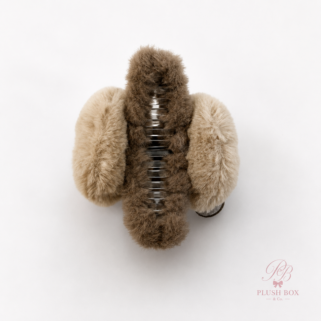 Hello Kitty Plush Claw Clip – Brown Bow