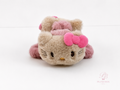 Hello Kitty Plush Claw Clip – Pink Bow