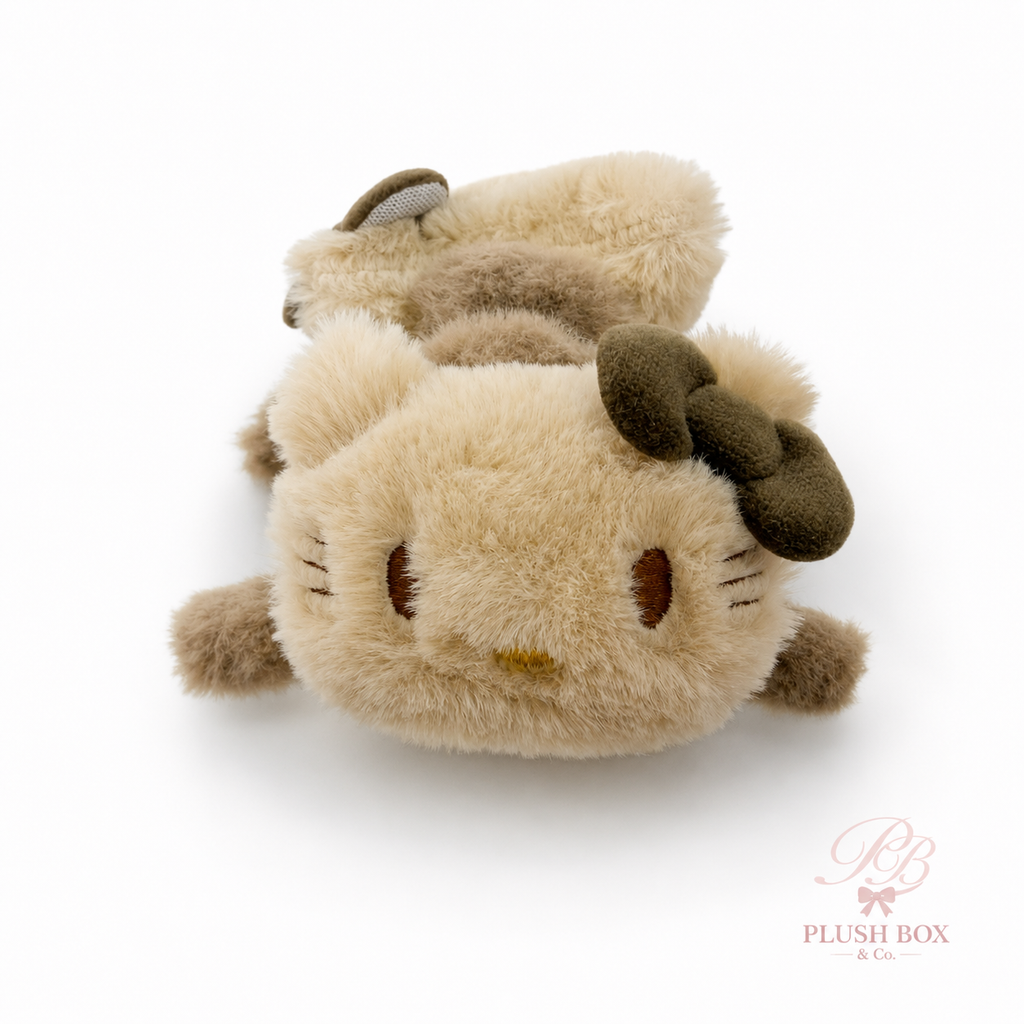 Hello Kitty Plush Claw Clip – Brown Bow